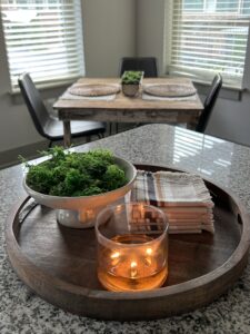cozy fall vibes kitchen display