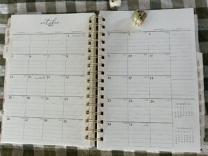 October 2025 blank calendar - A Fresh Start