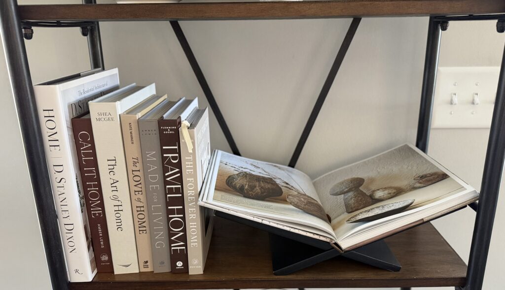 books on a shelf