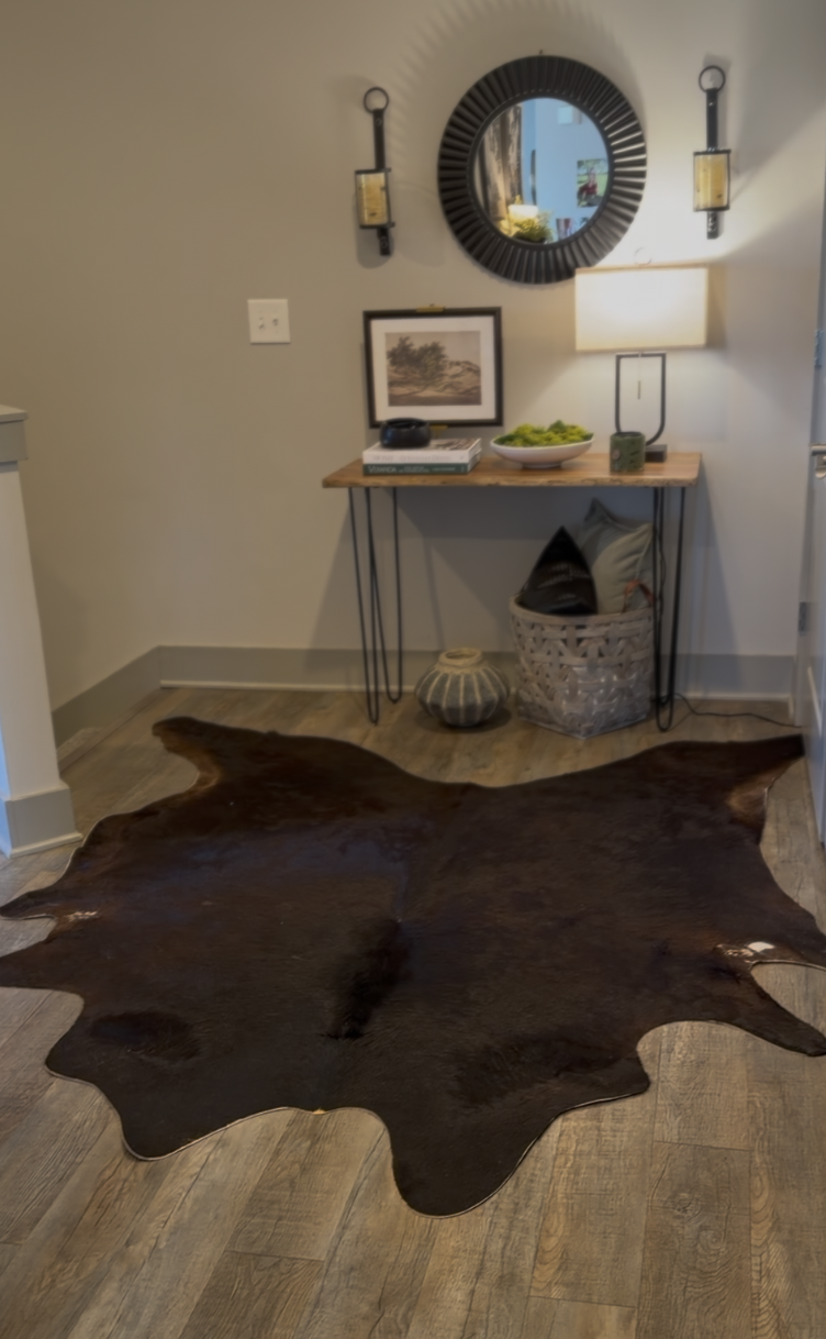 cowhide rug